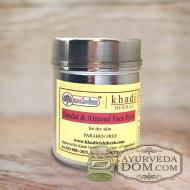 Маска для лица Кхади "Сандал и миндаль" (Khadi Herbal Sandal & Almond Face Pack)