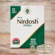 Нирдош «Гвоздика и Мята» с фильтром 20 шт (Nirdosh Clove Mint) 