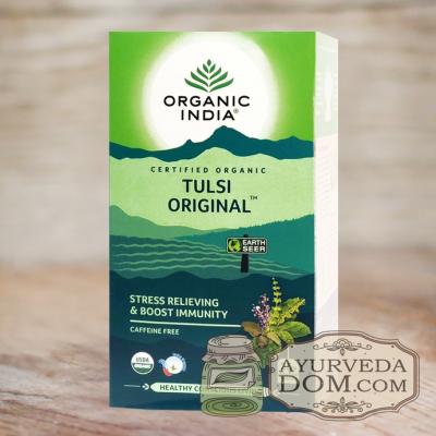 Чай "Туласи" "Organic India" 25 пакетиков (Organic India Tulsi Tea)