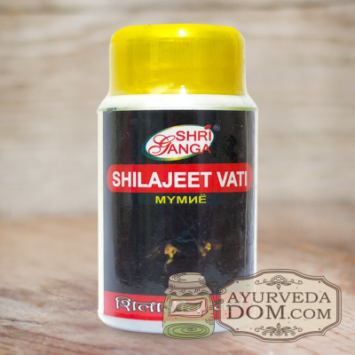 Шиладжит вати 50 гр "Шри Ганга" (Shilajeet Vati Shri Ganga)