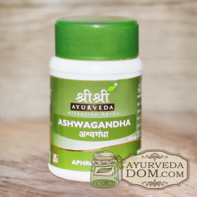 "Ашвагандха" от "Шри Шри Таттва", (500 мг) 60 табл (Sri Sri Tattva Ashwaganda)