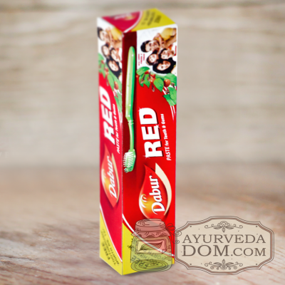 Аюрведическая зубная паста красная "Дабур Ред"  200 гр (Dabur Red) 