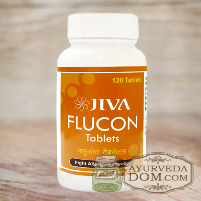 Противовирусный препарат "Флюкон" 120 таб "Жива" (Flucon Jiva)