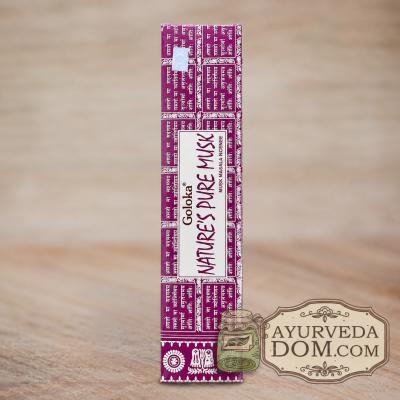Благовония Голока Чистый Мускус (Goloka Nature’s Pure Musk)