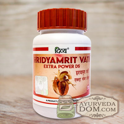 Хридьямрит Вати Дивья 80 таб (Hridyamrit Vati Extra Power Divya)