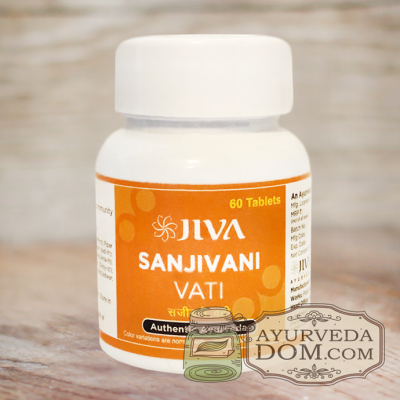 "Сандживани вати" от "Джива" (для легких), 60 таблеток для легких (Sanjivani Vat