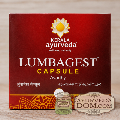 Люмбагест Керала Аюрведа 100 кап (Lumbagest Kerala Ayurveda) — при боли и скован