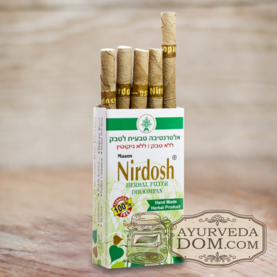 Нирдош с фильтром 10 шт сигареты без табака (Nirdosh)