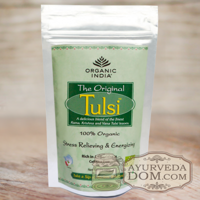 Чай "Туласи" от компании "Organic India", 100 грамм (Organic India Tulsi Tea)