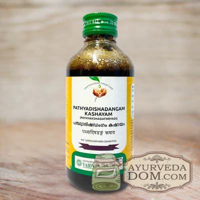 «Патьядишадангам» кашаям 200 мл Вайдьяратнам (Pathyadishadangam Vaidyaratnam)