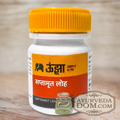 Саптамрит Лаух Унжха 60 таб Тоник для зрения (Saptamrit Loha Unjha) 