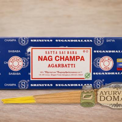 Благовония Сатья Наг Чампа 250 г (Satya Sai Baba Nag Champa)