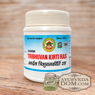 Трибхуван Кирти Рас 40гр ~ 100 таб (Tribhuvan Kirti Ras Adarsh) 