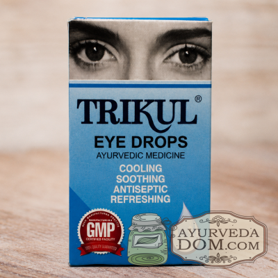 Аюрведические глазные капли «Трикул» (Trikul Eye Drops)